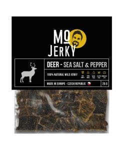 Suszony jeleń MO Jerky Deer Salt and Pepper 25 g