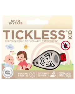 Ultradźwiękowa ochrona przed kleszczami TickLess Kid - dla dzieci - Beige