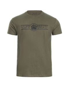 Koszulka T-Shirt TigerWood Szepty Puszczy - zielona