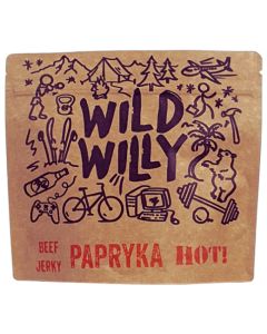 Suszona wołowina Wild Willy Beef Jerky Papryka Hot 100 g