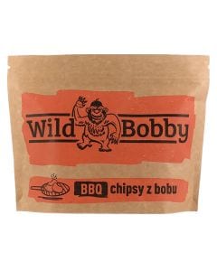 Chipsy z bobu Wild Bobby o smaku BBQ 100 g