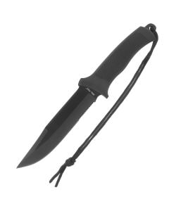 Nóż Mil-Tec Combat Knife Rubber Handle - Black 
