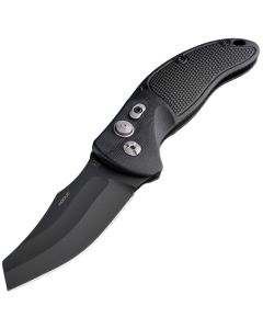 Nóż sprężynowy Hogue EX-A04 3.5" Wharncliffe G10 Black Cerakote - Black