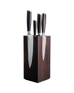 Zestaw 4 noży kuchennych Boker Meisterklinge Damast Set Square - Brown