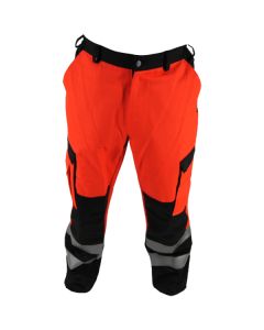 Spodnie Medyczne Sortmund - Czerwone fluorescencyjne 