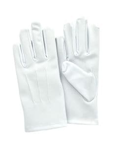 Rękawice wzór 543/MON - Białe
