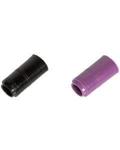 Zestaw dwóch gumek Hop-Up PTS/MEC do replik AEG - Black i Purple