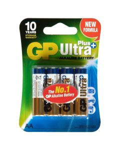 Лужна батарейка GP Ultra Plus AA/R6 1,5 V - 4 шт.