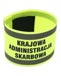 Світловідбиваюча нарукавна пов'язка "Krajowa Administracja Skarbowa" - на липучці