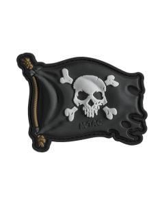 Naszywka M-Tac Jolly Roger 3D PVC - Black
