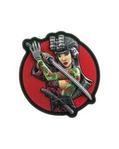 Naszywka M-Tac Tactical Girl No.3 Wodograj 3D PVC - Green