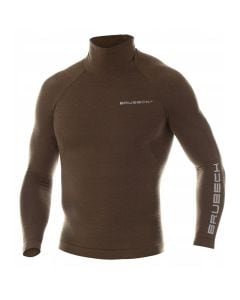 Koszulka termoaktywna Brubeck Ranger Wool - Khaki