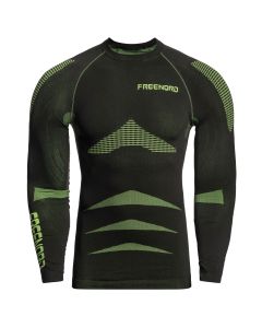 Koszulka termoaktywna FreeNord EnergyTech - Black/Green
