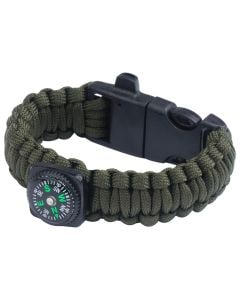 Bransoletka Paracord 101 Inc. Compass 9" - Green