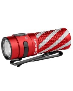 Latarka akumulatorowa Olight Baton 4 Limited Edition White Red - 1300 lumenów