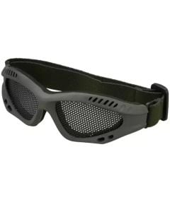 Тактичні окуляри-маска з металевою сіткою GFC Tactical Strike V1 - Olive