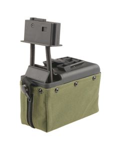 Magazynek pudełkowy ASG A&K do repliki typu M249 - Ranger Green