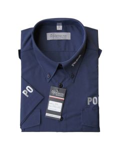 Koszula damska policyjna K/R -  Granatowa