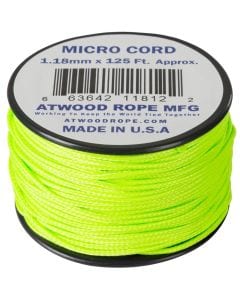 Linka Atwood Rope MFG Micro Cord 38 m - Neon Green