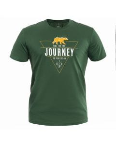 Koszulka T-shirt Helikon Journey To Perfection - Monstera Green