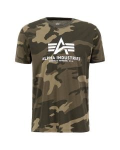 Koszulka T-shirt Alpha Industries Basic - Olive Camo