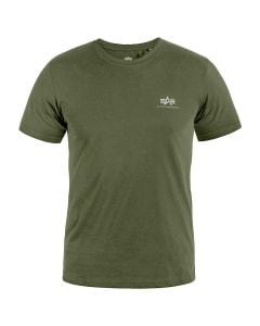 Koszulka T-shirt Alpha Industries Basic Small Logo - Dark Olive