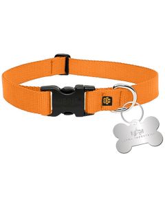 Obroża dla psa Alpha Industries Basic Dog-Tag Collar - Orange