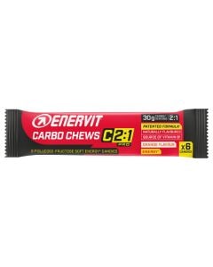 Żelki energetyczne Enervit Sport Carbo Chews C2:1PRO 34 g - Pomarańczowe