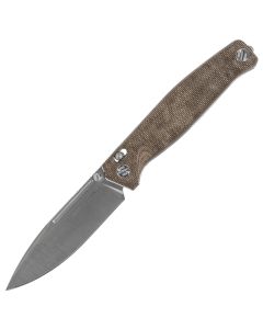 Nóż składany Real Steel Huginn VG-10 Micarta - Green/Brown