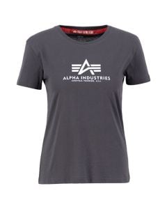 Футболка T-Shirt жіноча Alpha Industries New Basic - Vintage Grey