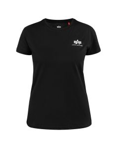 Koszulka T-shirt damska Alpha Industries Basic Small Logo - Black
