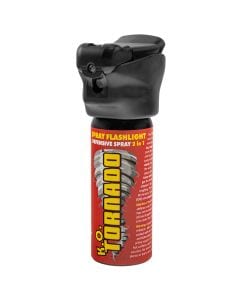 Gaz pieprzowy ESP Spray Flashlight K.O. Tornado 50 ml - strumień