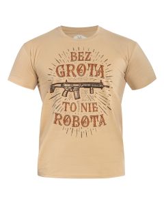 Футболка T-Shirt War Hog "Bez Grota to nie robota" - Coyote
