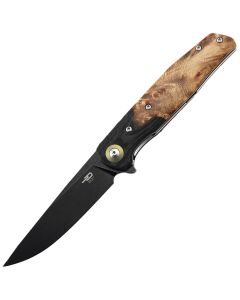 Складаний ніж Bestech Knives Ascot - Wood/Black Blade
