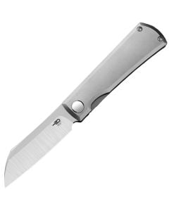 Nóż składany Bestech Knives Bruv - Satin/Bead Blast Titanium