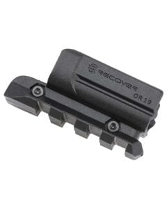 Adapter szyny Picatinny Recover Tactical OR19 do pistoletów Glock 17/Glock 19/Glock 22/Glock 23/ Glock 34/Glock 35 generacji 3-5 - Black