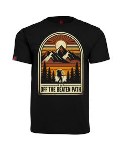 Koszulka T-shirt Voyovnik Off The Beaten Path - Czarna