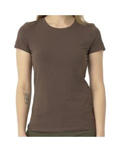 Жіноча футболка T-Shirt Helikon з органічної бавовни Slim - Earth Brown
