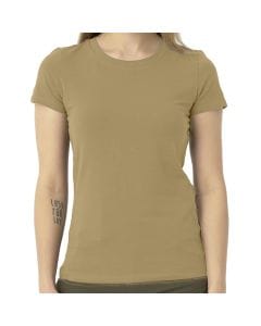 Футболка T-Shirt жіноча Helikon з органічної бавовни Slim - Khaki