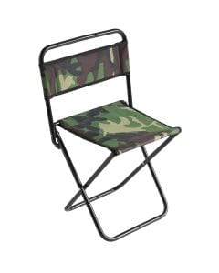 Складане туристичне крісло Mikado 004 зі спинкою - Camouflage