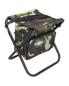 Krzesło turystyczne składane Mikado z torbą (max. 100 kg) - Camouflage 