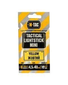 Oświetlenie chemiczne M-Tac Tactical Lightstick Mini 10 szt. - Yellow