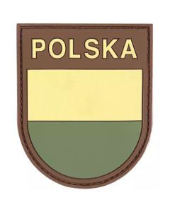 Нашивка 101 Inc. 3D "Polska" щит 444130-7016