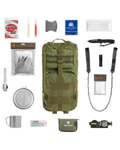 Евакуаційний рюкзак Badger Outdoor Recon 40 л Olive Medium - зі спорядженням