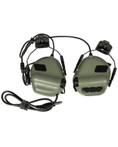 Zestaw słuchawkowy Earmor M32H z montażem na hełmy ARC - Olive