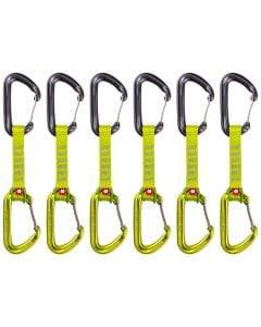 Набір 6 відтяжок для скелелазіння Ocun Hawk QD Wire Eco-Pes 10 см - Green