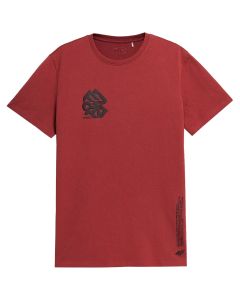 Koszulka T-shirt 4F L22 TSM060 - bordowa