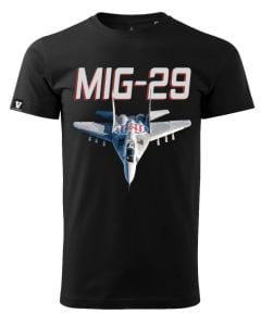 Koszulka T-Shirt Voyovnik MIG-29 Siły powietrzne RP - Black