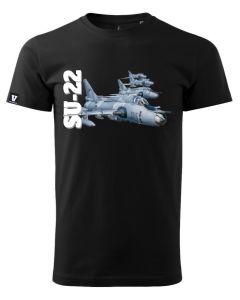 Koszulka T-Shirt Voyovnik SU-22 Siły powietrzne RP - Black