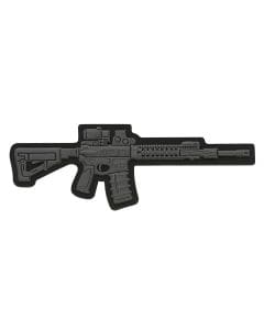 Naszywka M-Tac AR-15 3D PVC - Dark Grey